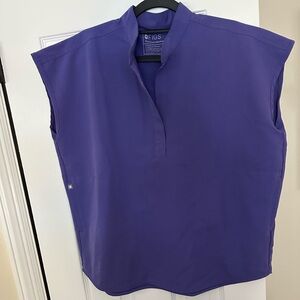 Figs Women's Blouse in Rich Purple